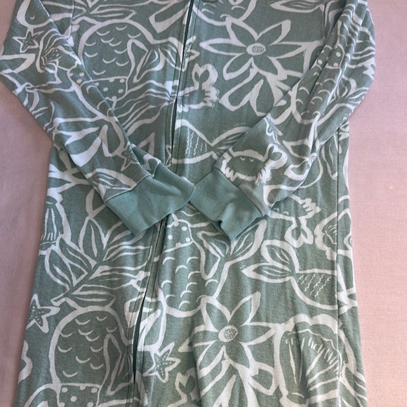 Carter's - Mint Green Footless Onesie Sleeper - Picture 4 of 5